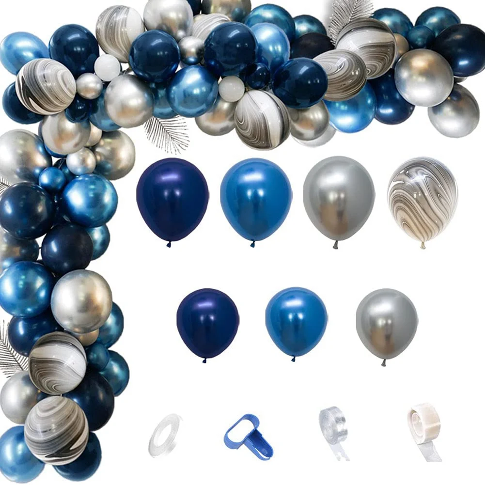 

Синие воздушные шары, дневные шары, гирлянда, темно-синие воздушные шары, арки для мальчиков и мужчин, космос для дня рождения, украшения для детского праздника