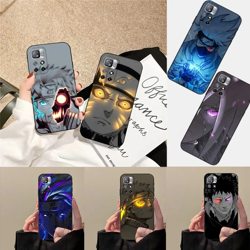 K-Kakashis H-hatграйз N-Narutos чехол для телефона 2023 Hot For Redmi Note 11 11S 10 10S 9S 8T 7 8 8A 9 9A 9C 9T 10 10X, черный чехол