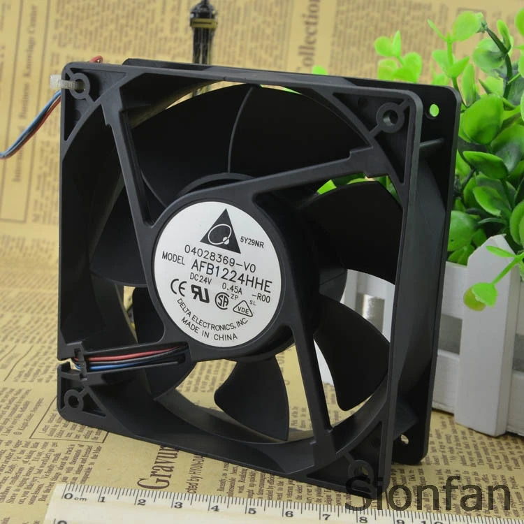 Для комплекта охлаждающего вентилятора для сервера Delta 12 см AFB1224HHE 12038 24 В 0 45 А
