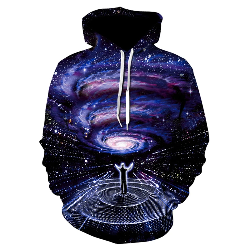 

2023Autumn New Starry Sky Colorful Fashion Hoodie Men's Sweatshirt Hooded 3d Clothing Hoodie XS-5XL sudadera hombre