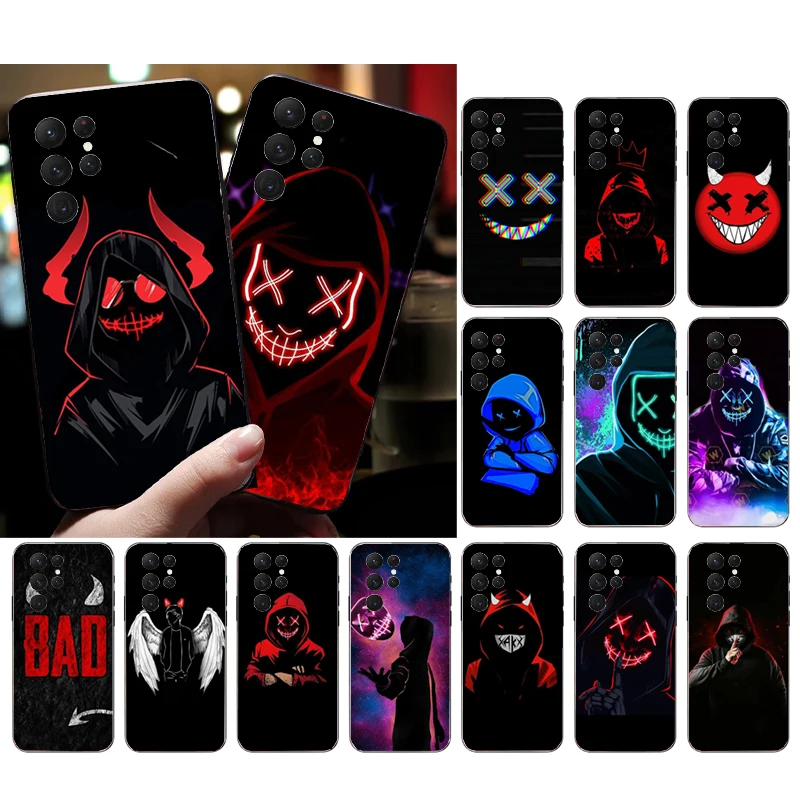 

Devil Bad Boy Mask Guy Phone Case for Samsung Galaxy S23 S22 S21 S20 Ultra S20 S22 S21 S10E S20FE Note 10Plus 20 Ultra Funda