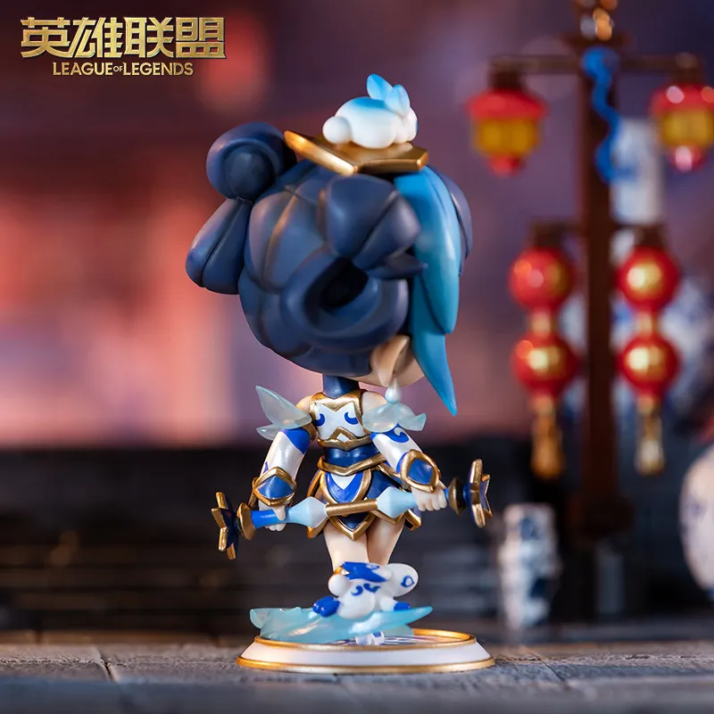 Фото В наличии: Коллекционная фигурка League of Legends Blue Porcelain Lux 12.6см, лимитированная серия «Год Дракона», аниме-модель, модная настольная кукла №2