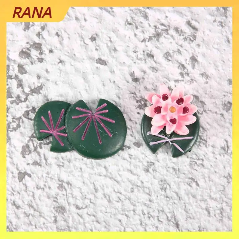Фото RANA 8 шт./лот, миниатюрные фигурки красной рыбы, декоративные мини-фейные садовые животные, мох, микро-ландшафтные украшения, детская игрушка из смолы №3