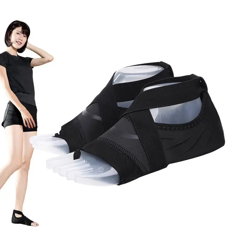 Нескользящие носки для йоги женщин противоскользящие Barre тапочки с ручками на