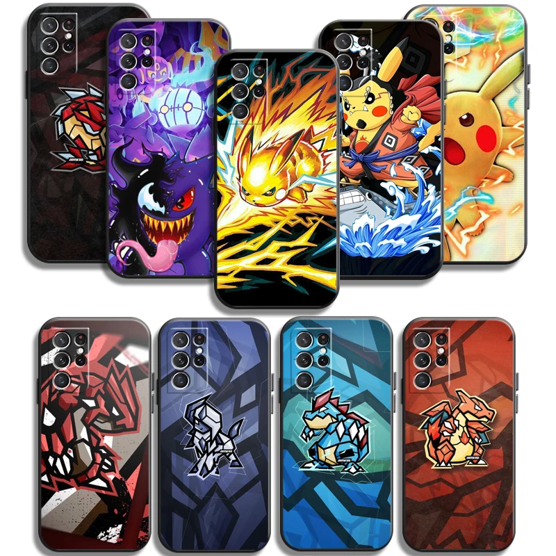 

Pokemon Bandai Phone Cases For Samsung Galaxy A51 4G A51 5G A71 4G A71 5G A52 4G A52 5G A72 4G A72 5G Carcasa Back Cover