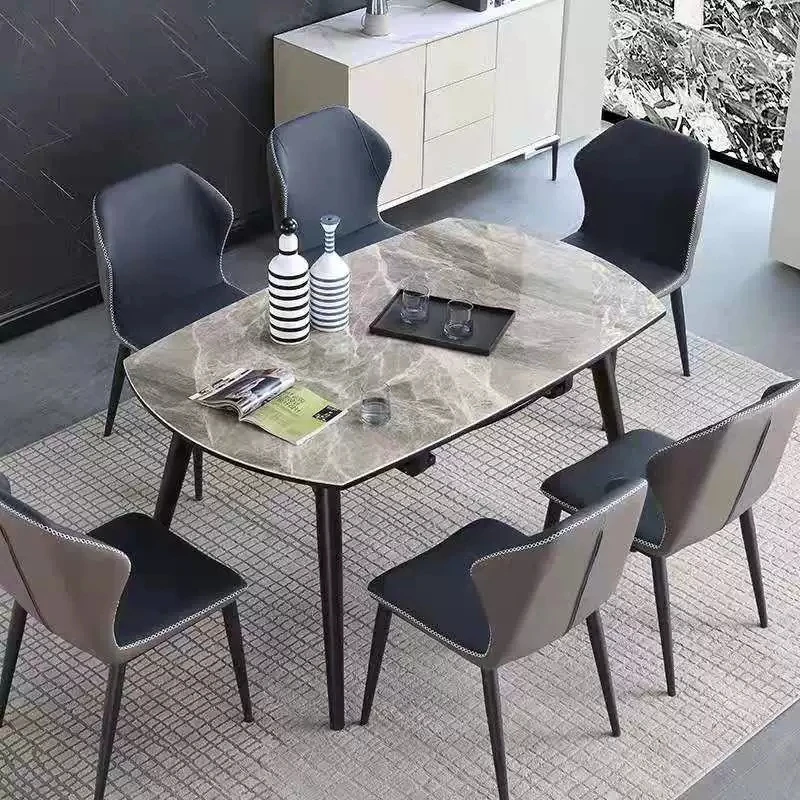 

Nordic Nordic Dining Table Nordic Minimalist Multifunctional Design Dining Table Unfolding Computer Mesa Plegable Home Furniture