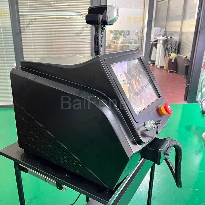 Портативный мощный тройной лазер с ледяным охлаждением 755 808 1064 устройство