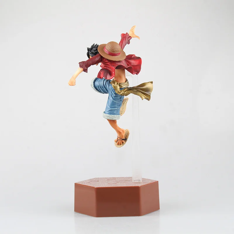 

Японская аниме-фигурка, 26 см, цельная фигурка Луффи, 4 поколения, новый мир, аниме-фигурка обезьянки D, японская ПВХ