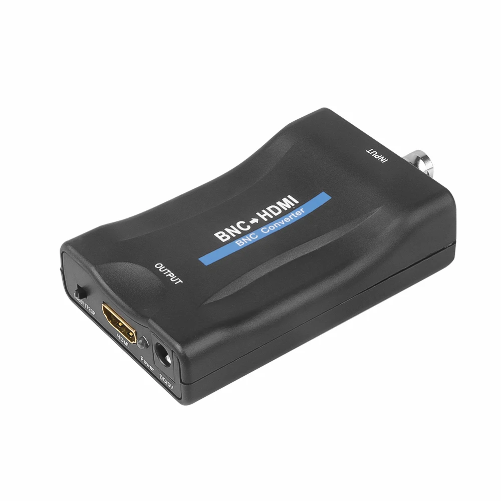 Преобразователь BNC в HDMI-совместимый преобразователь 1080P/720P для видеорегистратора