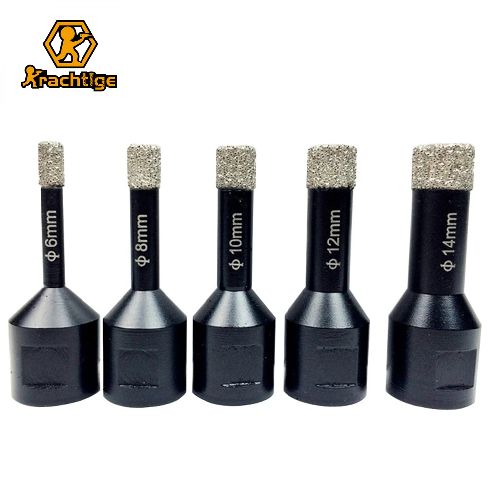 Krachtige Diamond Drill Bit Tile Marble Concrete Drill 6 8 10 12 14mm for Glass Granite Porcelain Tile Marble Angle-Grinder M14