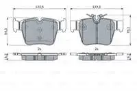 

BOSCH 0986424334 BRAKE BALATASI BACK X253 1519 W205 1518 S205 1518 C253 1619 KAMPANYALI (.)