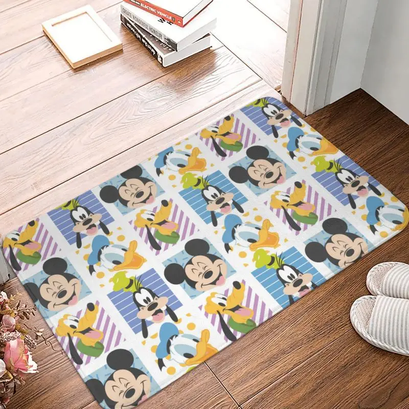 Пользовательский Дональд Дак Микки Маус передний напольный коврик для входной