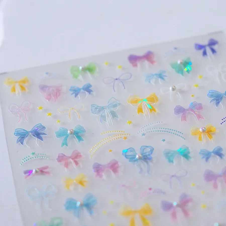 1 шт. разноцветные наклейки для ногтей