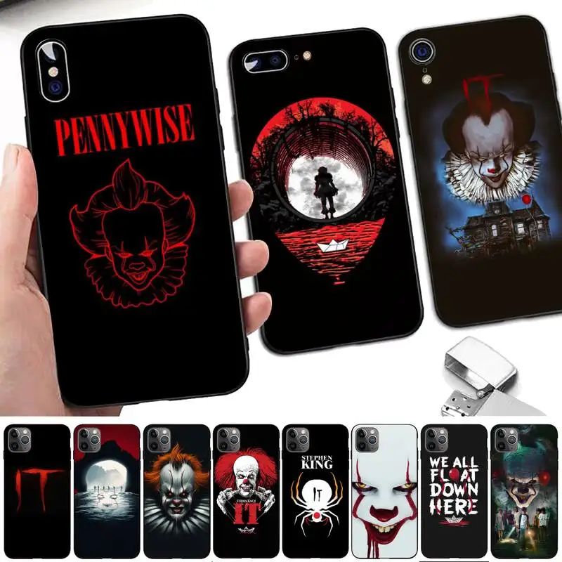 

LVTLV Stephen King's It Phone Case for iPhone 11 12 13 mini pro XS MAX 8 7 6 6S Plus X 5S SE 2020 XR cover