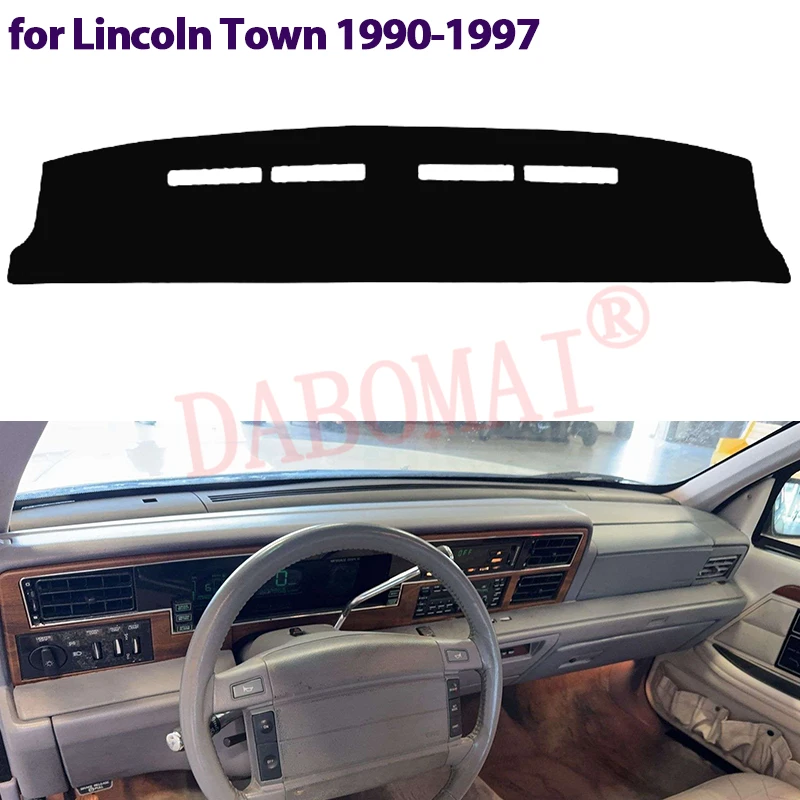Фото Для Lincoln Town Car 1990-1997 FN36 116: Защитный коврик на приборную панель, предотвращающий бликование, аксессуар для интерьера автомобиля №1