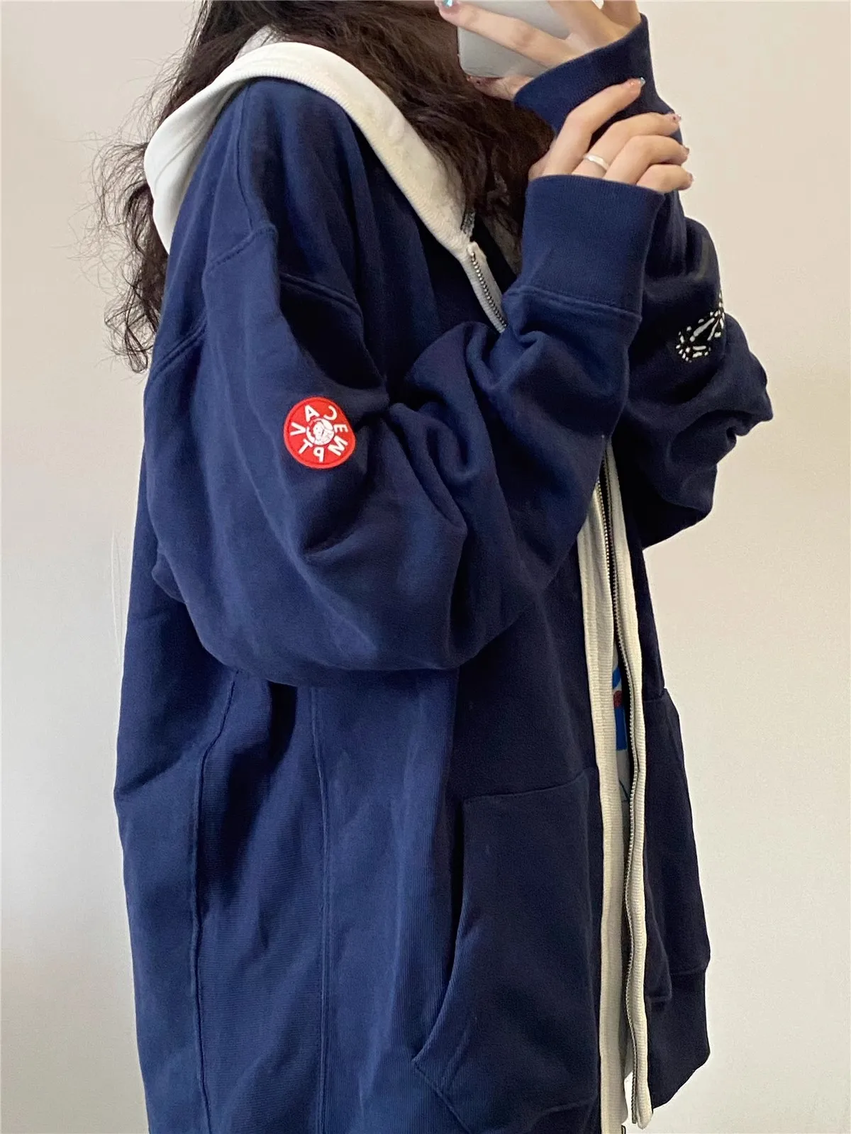 Толстовка CAVEMPT CE 2024 куртка на молнии толстовка с капюшоном для мужчин и женщин