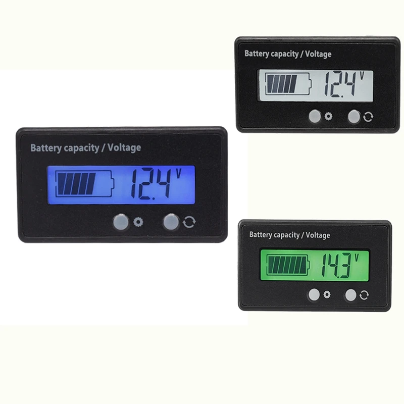 

AT35 12V24V48V Lithium Battery Voltage And Power Display Meter