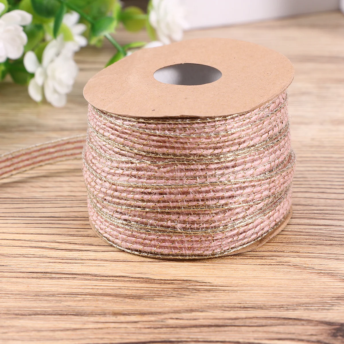 

Jute Ribbon Rope String Burlap Twine Braided Hessian Cord Braid Macrame Webbing Twines Wrapping Gift Lines Natural Craft Thread