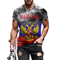 russian flag t shirt mens fashion soviet union flag 3d print t shirt kids hip hop top emble ladies mens clothing