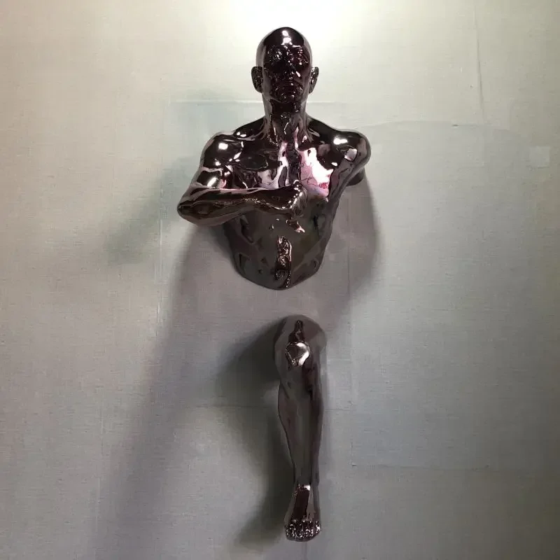 Гальваника через стену Фигурка настенная подвеска Трехмерная скульптура из