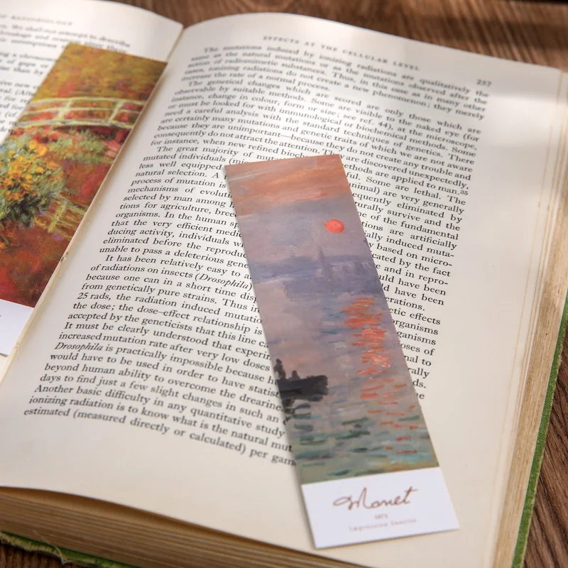 30 Pcs/pack Memory Landscape Series Bookmark Paper Reading Book mark dusk moon Book Page Marker Stationery Supplies images - 6