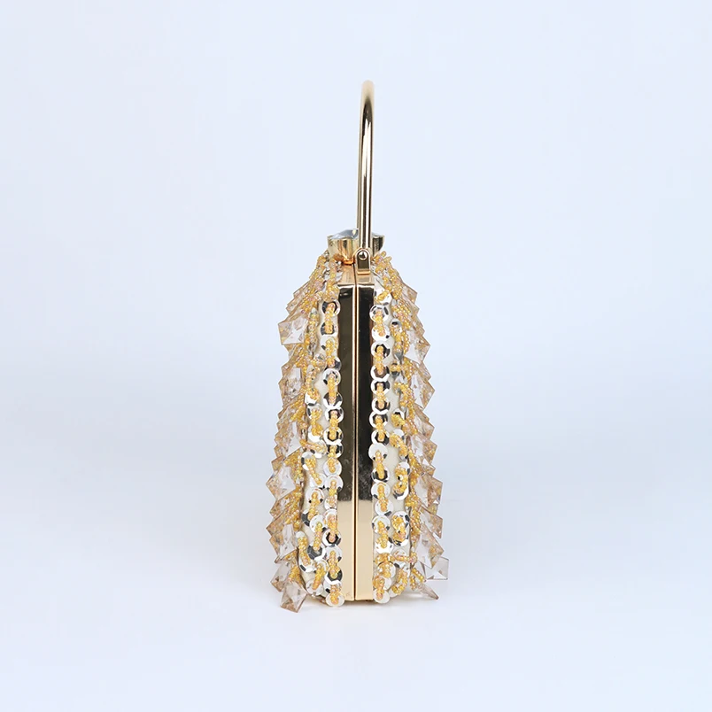 Модная женская темпераментная сумка-тоут для ужина с украшением из бисера