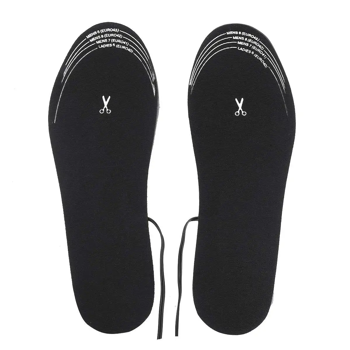 

2PCS 5V Electric Heated Insoles for Camping Warmer Foot USB Charging Heating Insole Boots washable Heater Pads Soles Cuttable