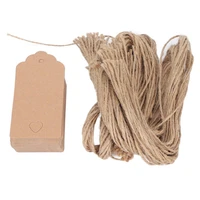 price tags paper tags pre punched jute string for party for gift for diy