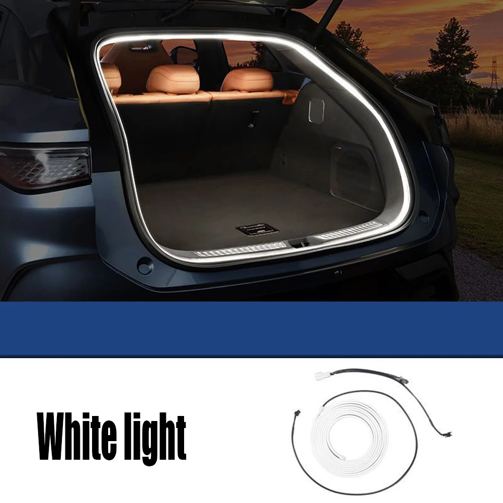 

Для BYD Sealion 7 Sea lion 07 2024-2025 Автомобильный светильник багажника, окружающая световая полоса багажника, накладка, теплый белый свет, аксессуары