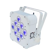 9x18w battery cordless ir led uplight rgbwauv 6in1 cell wireless dmx stage lamp battery backup led par light