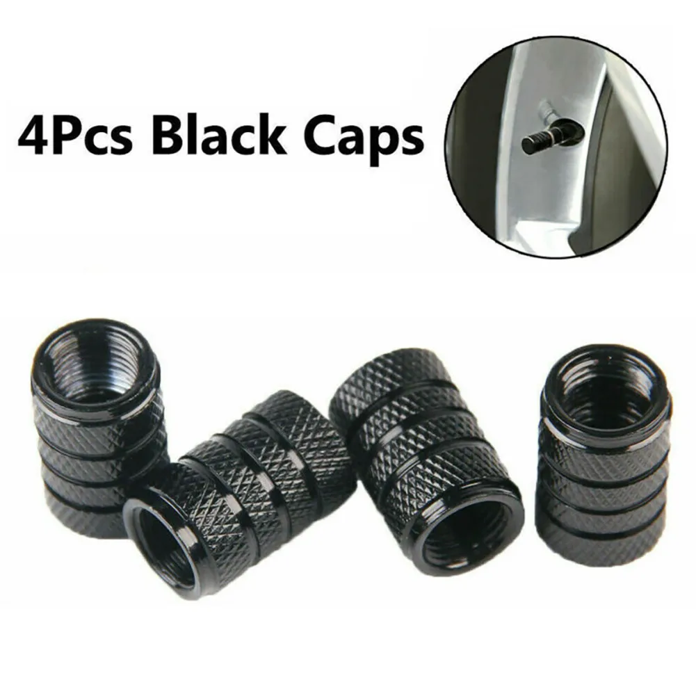 

4pcs Theftproof Aluminum Alloy Car Wheel Tires Valves Tyre Stem Air Caps Airtight Cover Dustproof Cover Car Styling Accessories