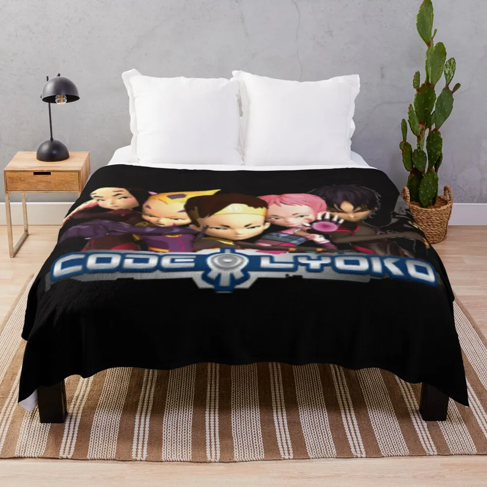 

Code Lyoko Throw Blanket fleece bkanket