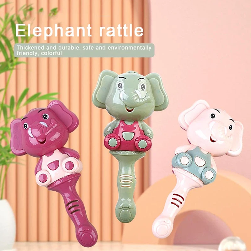 

1 шт., Детский развивающий колокольчик «Слоны»