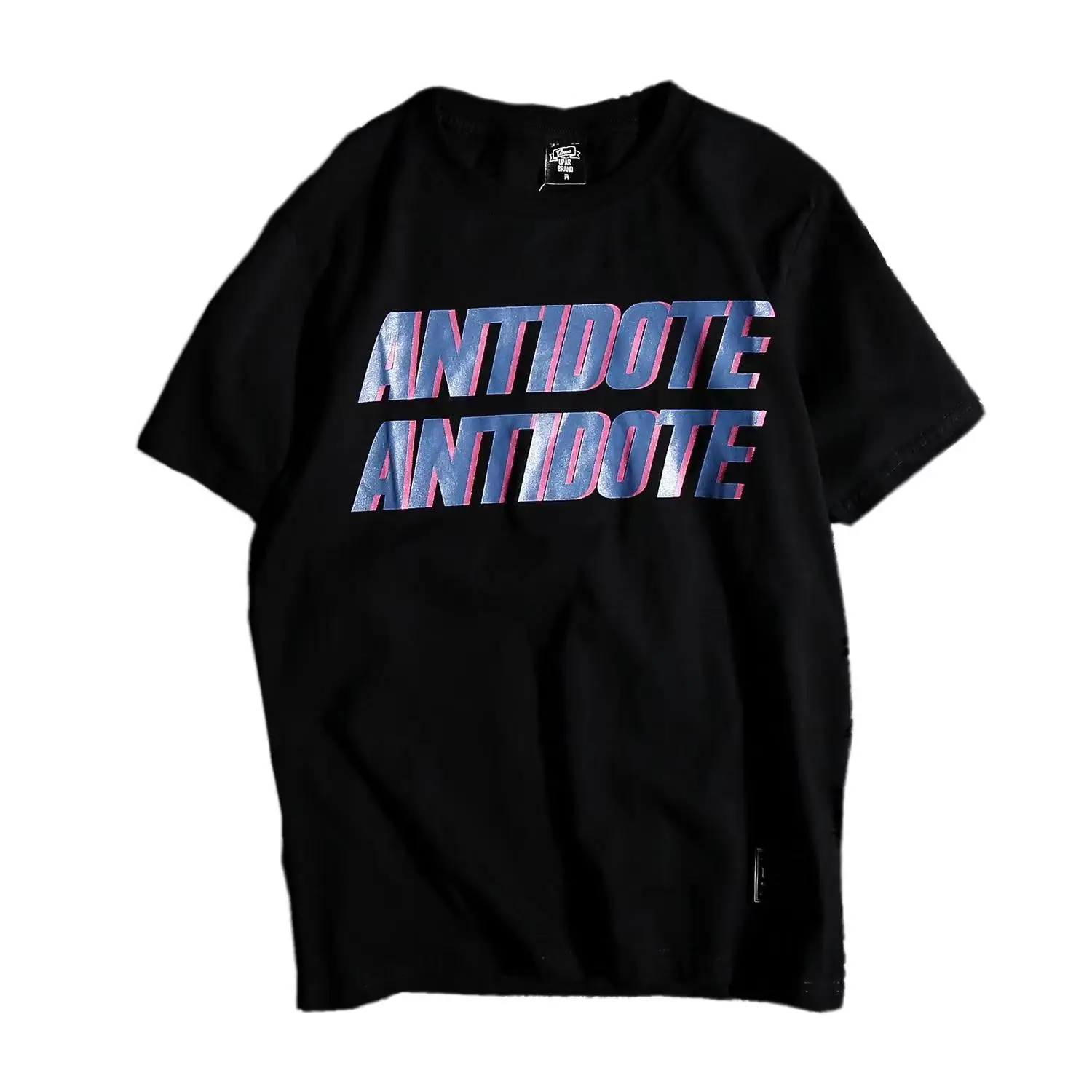 

2022 European and American Hip Hop Fashion Brand Short Sleeve Tee Shirt Fashion Versatile Couple Loose Half Sleeve T Male