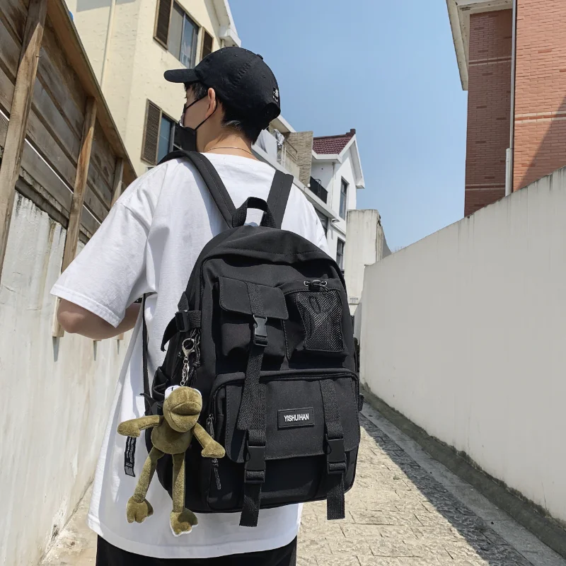 

Нейлоновый рюкзак для женщин и мальчиков, дорожная сумка для студентов и студентов школ, классный модный мужской портфель для ноутбука