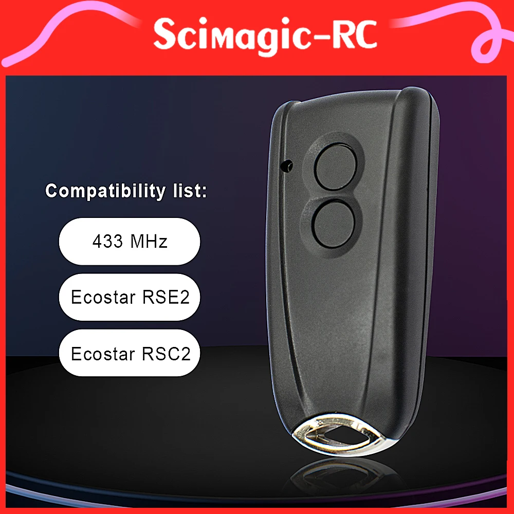 Новый стиль.100% совместимый Hormann ECOSTAR RSC2 RSE2 433 МГц Дистанционное управление гаражом