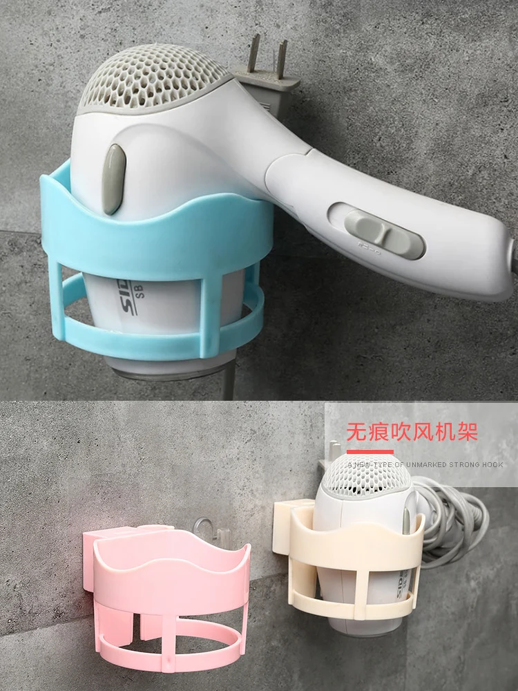 Вешалка для сушки волос вешалка туалета настенная ванной комнаты получения без