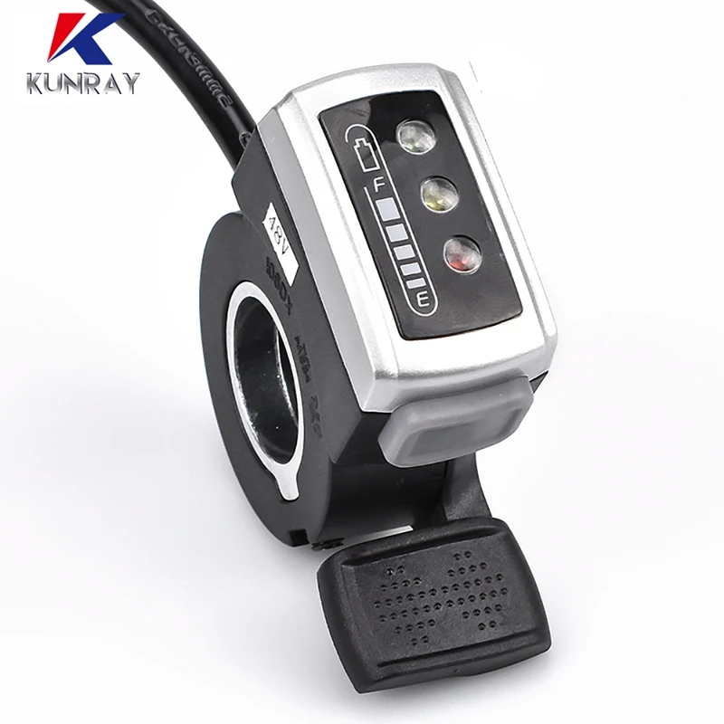 

1PCS Wuxing 106DX Ebike Parts Finger Throttle Assembly Handle Thumb Handle Battery indicator Ebike Scooter Power Display Ebike