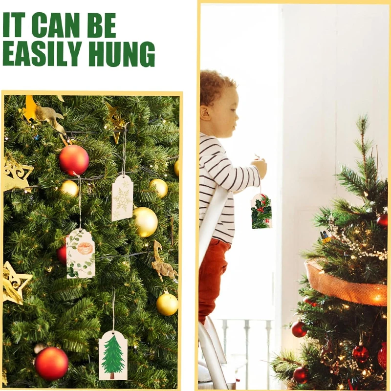 100 шт. необработанные деревянные бирки пустое дерево подвесные для рукоделия