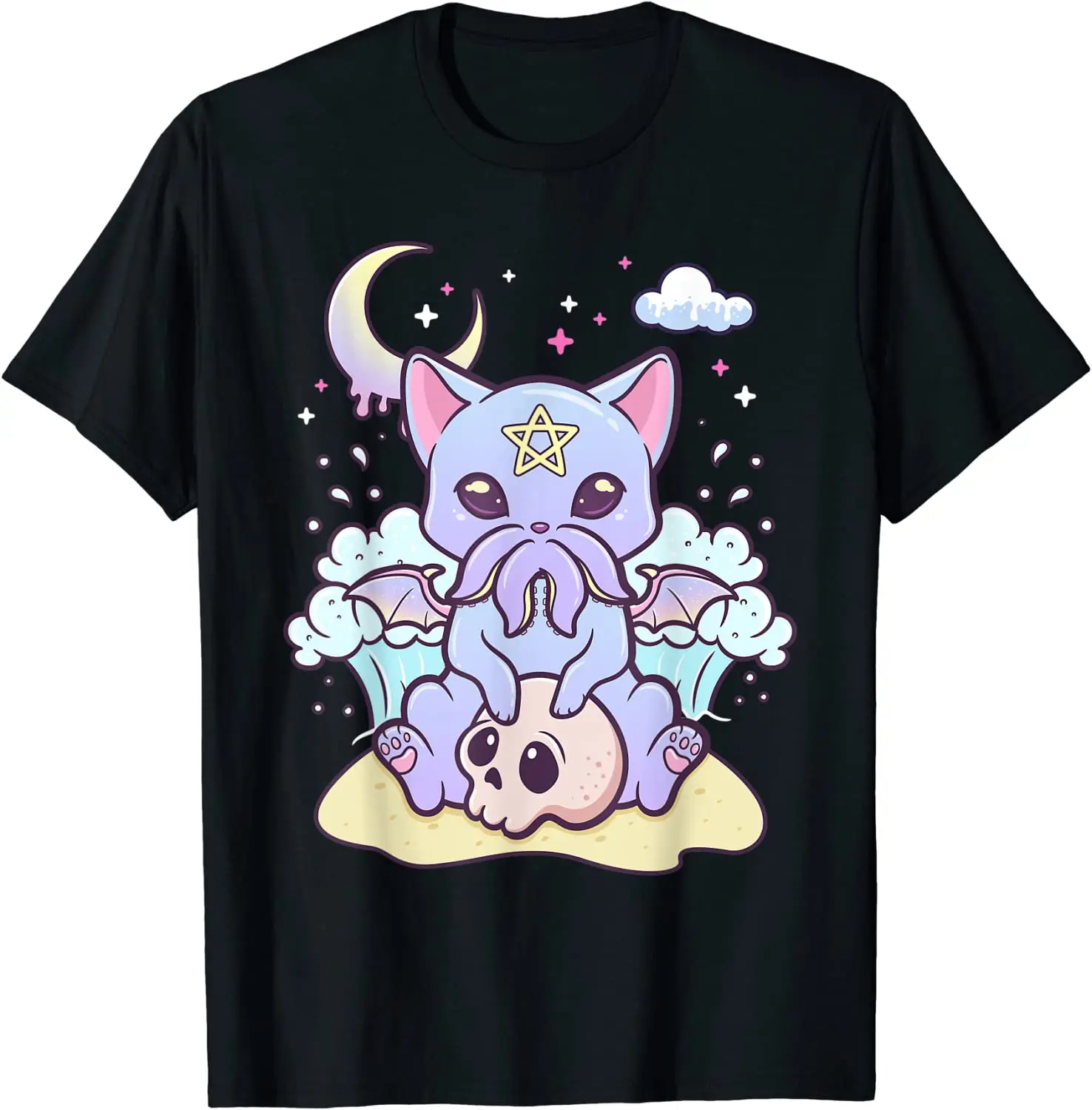 

Kawaii Pastel Goth Cute жуткое существо череп футболка