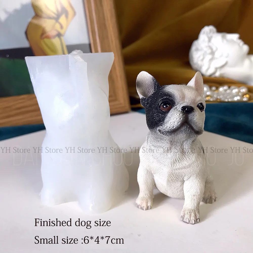 

Силиконовая форма для собачек Bull Dog