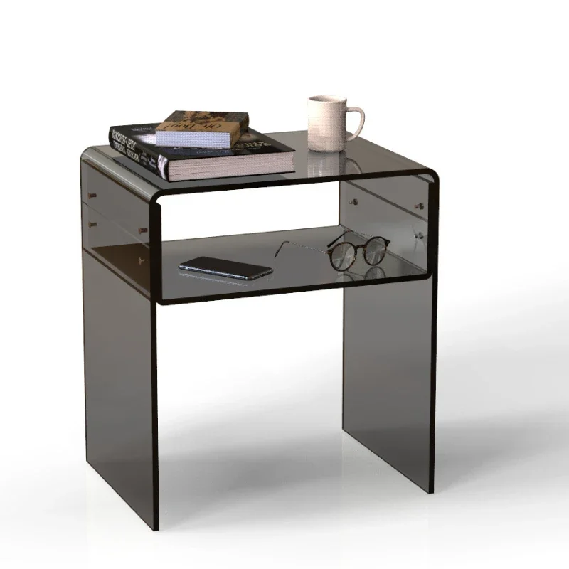 Кофейный столик U-образный с акриловым градиентом Современный дизайнерский