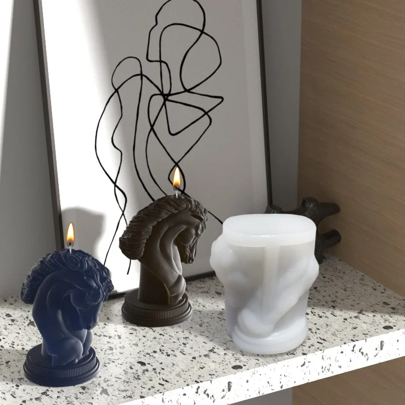 Симпатичная силиконовая форма для свечей ручной работы пластырь мыла эпоксидной