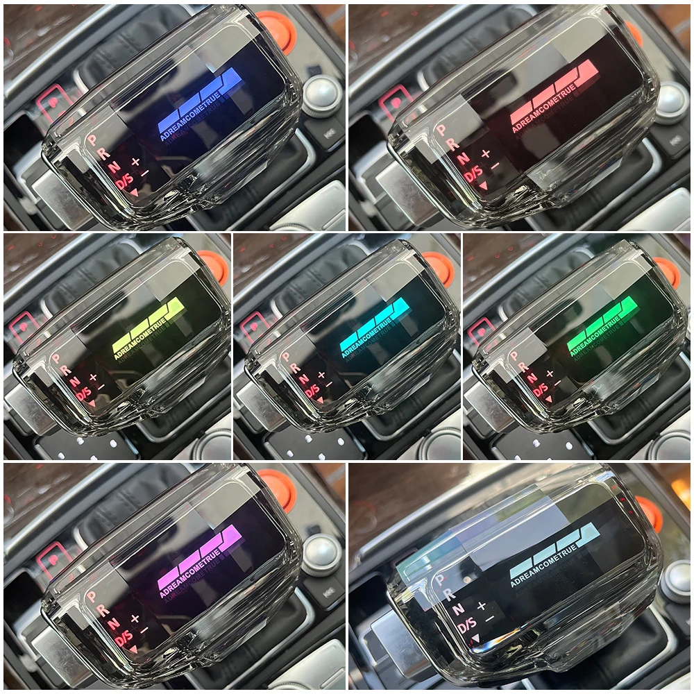 Для audi a3 8V RS q3 A6 C6 A7 volkswagen passat b6 b7 tiguan golf gti 6 Skoda Octavia Super Crystal LED Ручка переключения