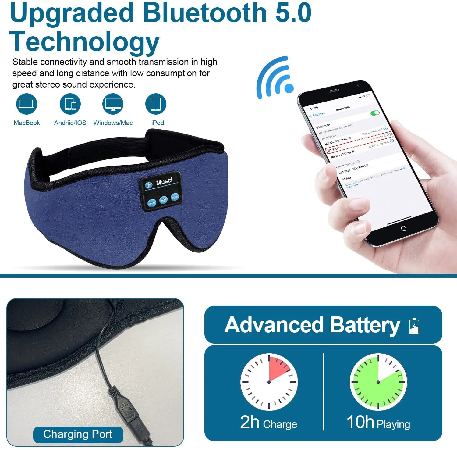 Tanie Słuchawki Snu 3D Bluetooth 5.0 Z Pałąkiem Na Głowę Bezprzewodowy Artefakt Do Spania Oddychająca Muzyka Maska Na Oczy Słuchawki Douszne Na Boczne Prezenty Cena Słuchawki Snu 3D Bluetooth 5.0 Z Pałąkiem Na Głowę Bezprzewodowy Artefakt Do Spania Oddychająca Muzyka Maska Na Oczy Słuchawki Douszne Na Boczne Prezenty