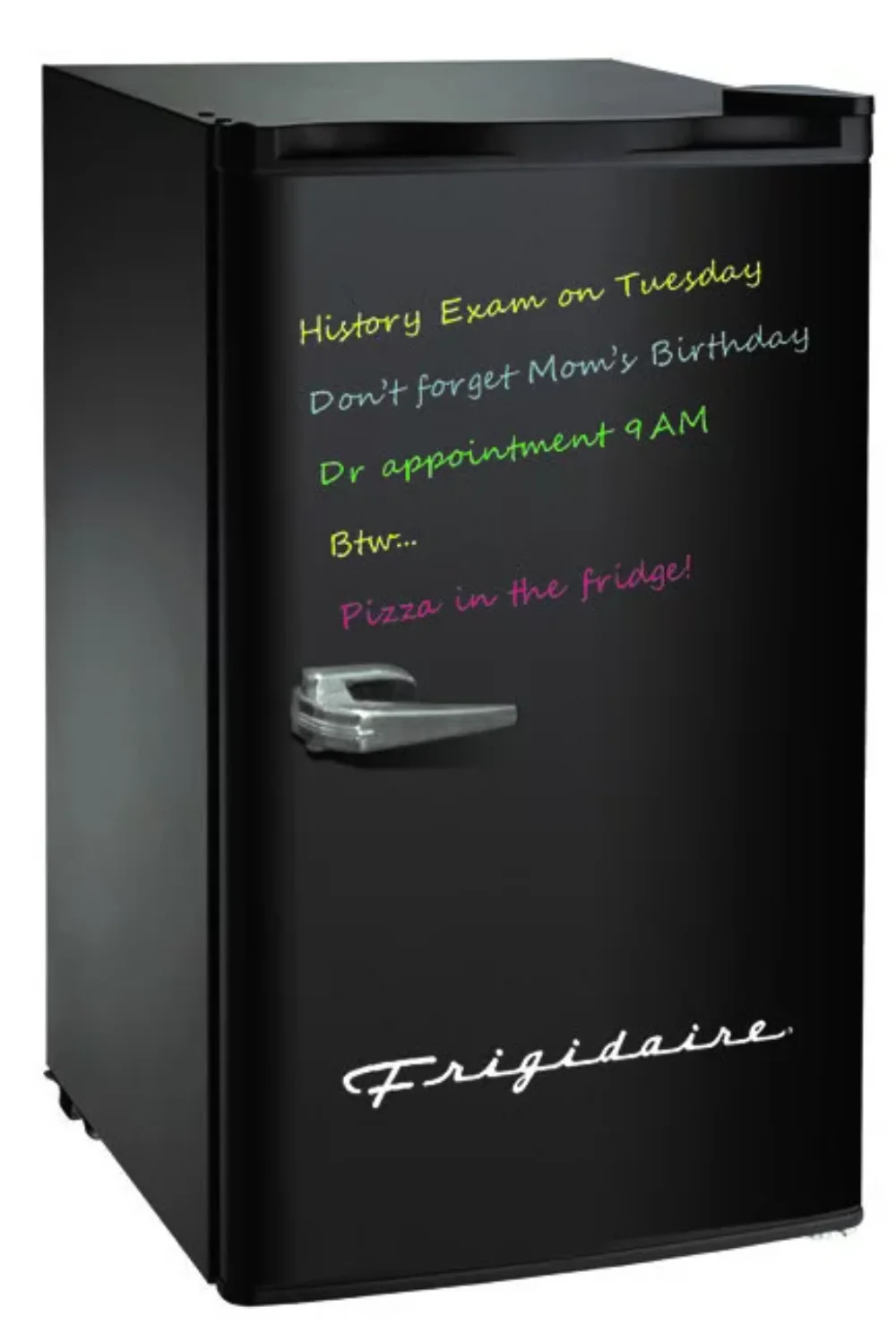 

Frigidaire 3.2 Cu Ft Retro Dry Erase Compact Fridge, (EFR331-BLACK), Black