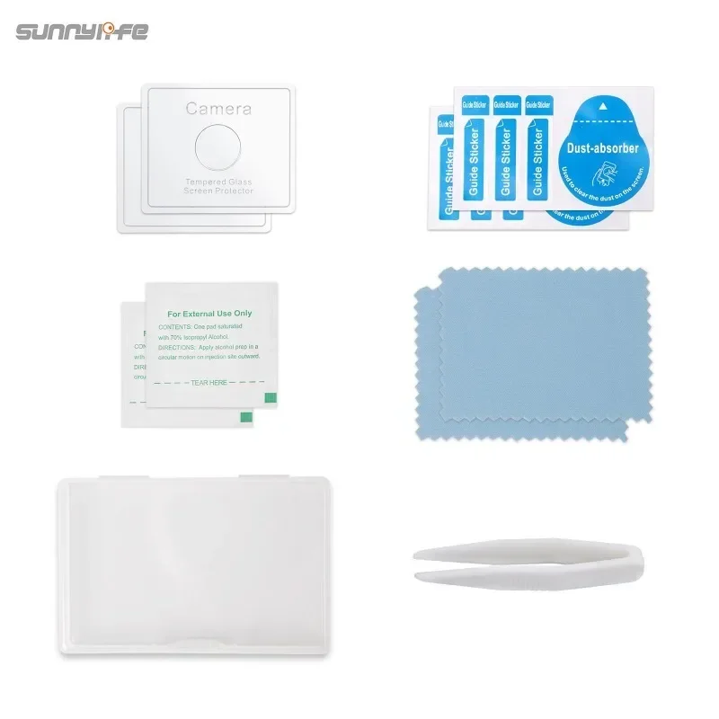 2 упаковки закаленное стекло для DJI Neo Drone Защита объектива камеры ультра-HD от