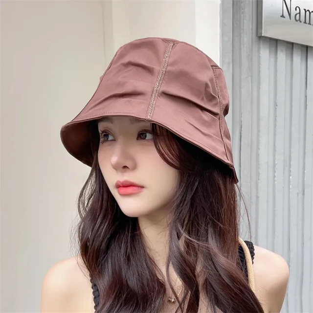 2022 New Designer Bucket Hat Pleated 