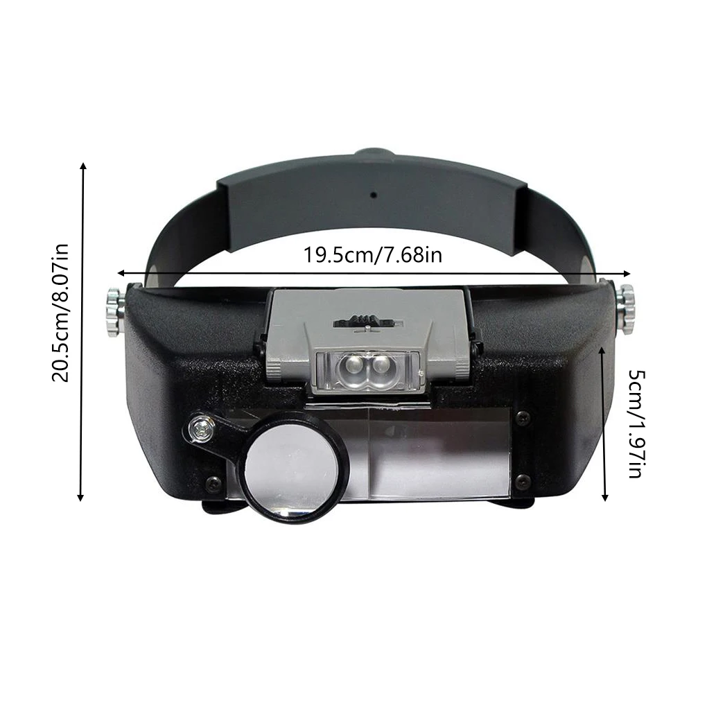 

Headband Magnifier Watching Tools Illuminated Magnifying Equipment