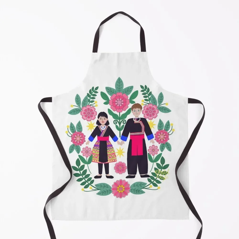 Персонализированный фартук для пары HMG женщин на Хэллоуин предметы домашнего